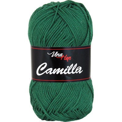 Vlna-hep Příze Camilla - bavlna Camilla: 8157 Lesní zelená