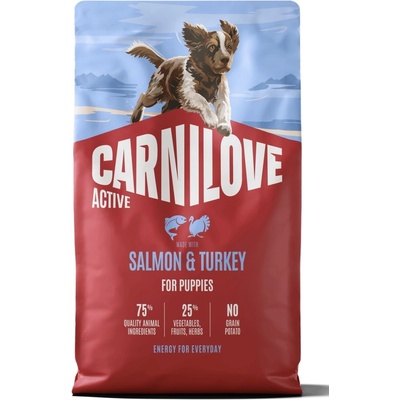 Carnilove Active Puppies Salmon & Turkey 4 kg