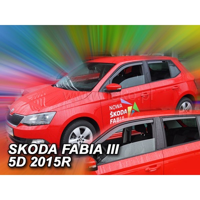 Deflektory Škoda Fabia III Hatchback 2014