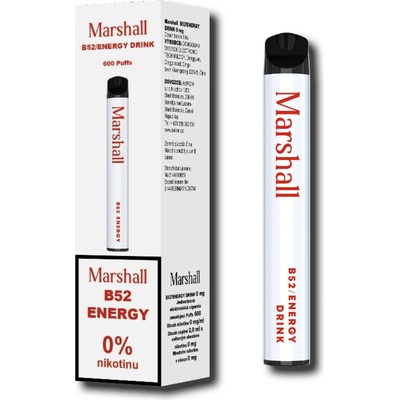 Marshall B52 Energy 0 mg 600 potáhnutí 1 ks – Sleviste.cz