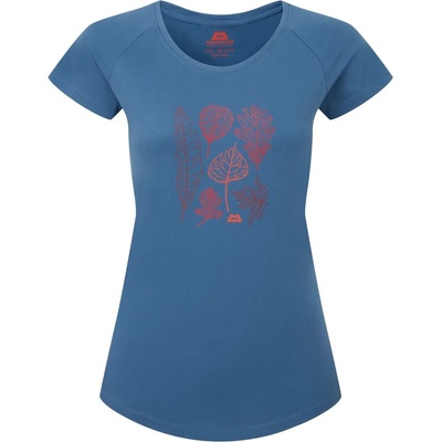 Mountain Equipment Дамска тениска Mountain Equipment Women's Leaf Tee T-shirt - Stellar Blue - размер 36 (EU) (916-5949-0412)