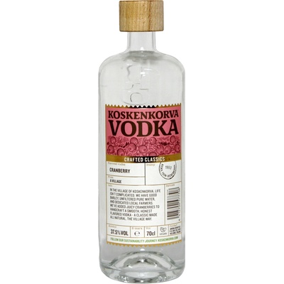 Koskenkorva Cranberry 37,5% 0,7 l (čistá fľaša)