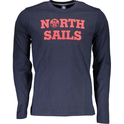 North Sails stylové pánské tričko s dlouhým rukávem Blue
