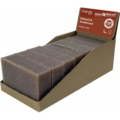 Friendly Soap Natural Soap prírodné mydlo Patchouli & Sandalwood 7 x 95 g