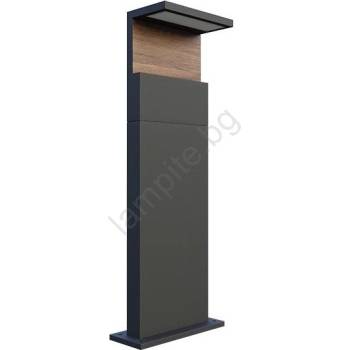 PANLUX Led Екстериорна лампа natura led/12w/230v 4000k 60 см ip65 кафяв/антрацит (px0381)