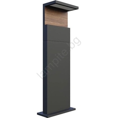 PANLUX Led Екстериорна лампа natura led/12w/230v 4000k 60 см ip65 кафяв/антрацит (px0381)