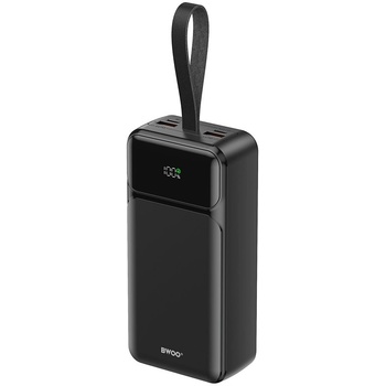 BWOO 65W Power Bank 30000 mAh с черен LCD дисплей (GSM191562)