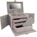 Friedrich Lederwaren šperkovnice Caiman růžová