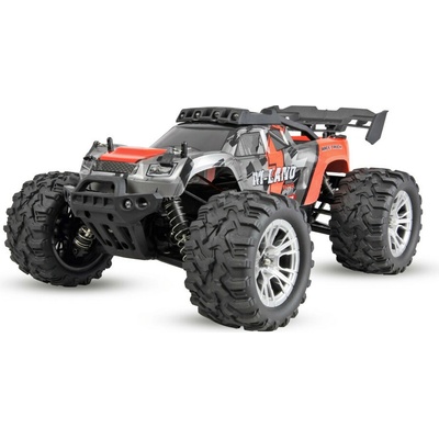 M-Land RC Truggy 48km/h 4WD RTR červený, LED, Waterproof 1:16
