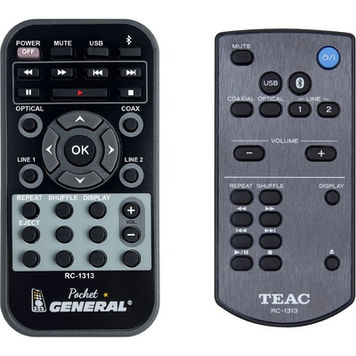 GENERAL Teac rc-1313 - дистанционно управление дубликат (rc-1313)