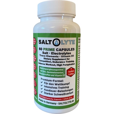 SALTOLYTE Солни и минерални капсули с кофеин - 60 вег. капсули