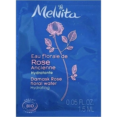 Melvita Damask Rose органична хидратираща флорална вода за лице и шия 15 ml *мостра