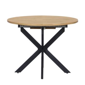 Image 1 of Carmen ТРАПЕЗНА МАСА riccio ДЪБ ВОТАН + ЧЕРЕН