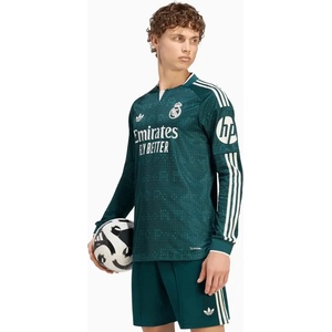 ADIDAS Тениска с дълги ръкави adidas Real Madrid 26/27 Away Authentic (Зелен) - KC3980 - bgsport