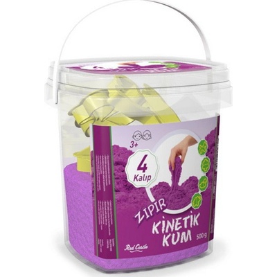 Red Castle kinetický piesok vo vedierku fialová 500 g