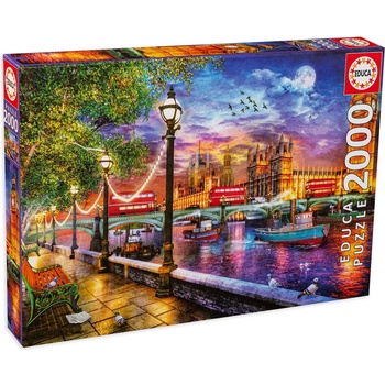 Image 1 of Educa Пъзел Educa от 2000 части - Залез в Лондон (EDU19046)