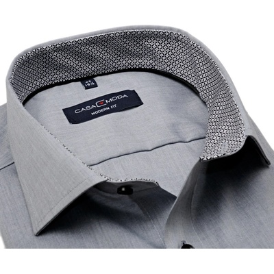 Casa Moda Modern Fit Chambray šedá