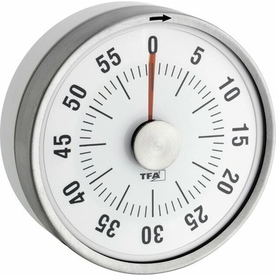 TFA Mechanická minutka 38.1028.02 – PUCK – bílá – Sleviste.cz