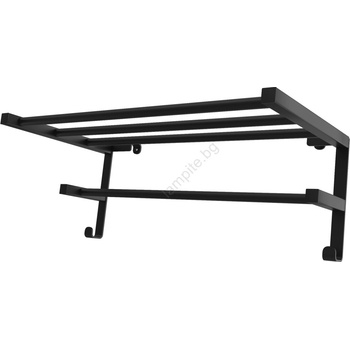 Mario Radiators Сушилник за кърпи за баня за радиатор HF SHEFFIELD 52x28, 4 cm, черен (MR0029)