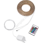 Philips - RGB LED димируема лента 5m LED/12W/230V + дистанционно управление (P6767)