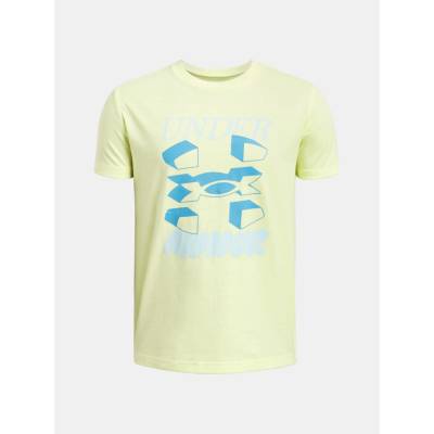 Under Armour UA B Split Big Logo SS krémová