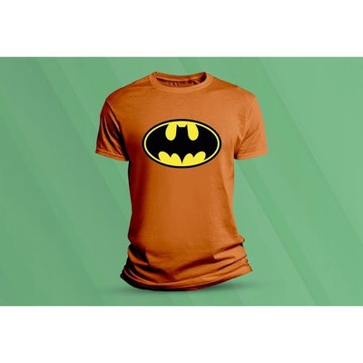 Sandratex dětské bavlněné tričko Batman 1. oranžová