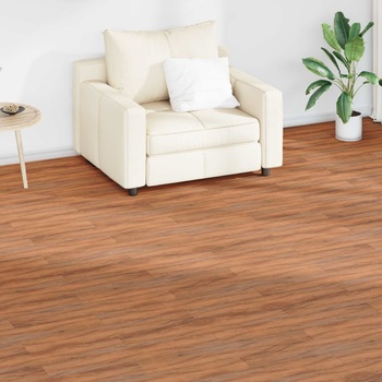 vidaXL Дъски за под 18 pcs Естествен 2, 51 м2 ПВЦ (42046435)