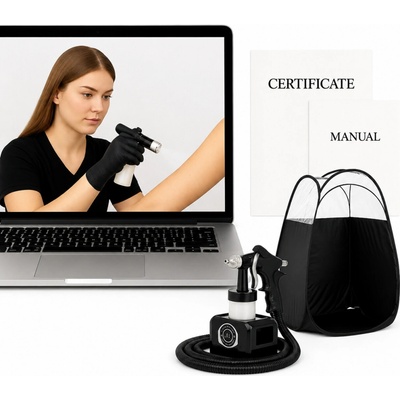 Dr.nek SPRAY TAN Online kurz samoopalovací nástřik včetně certifikátu a přístoje