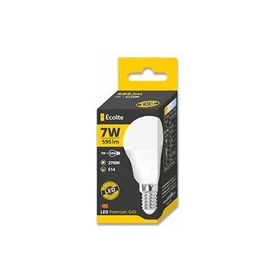 Ecolite LED žárovka E14, 7 W, 595 lm denní bílá