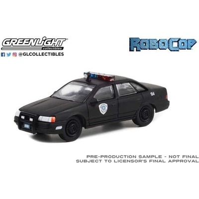 Greenlight Collectibles Robocop Diecast Model 1986 Ford Taurus LX Detroit Metro West Police 1:64
