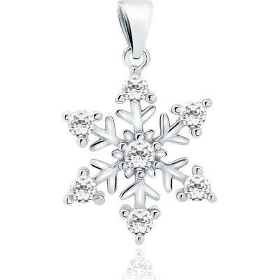 Olivie Stříbrný přívěsek SNĚHOVÁ VLOČKA 9406