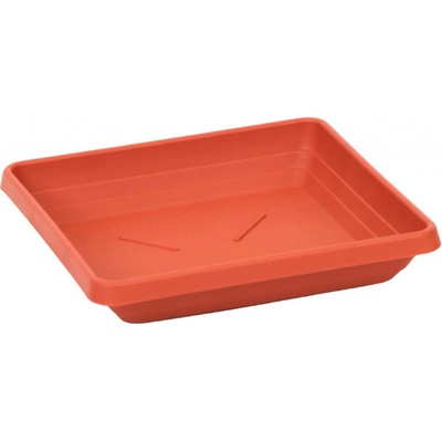 Plastia miska čtyřhranná Lotos 40 x 40 cm terakota – Zboží Dáma