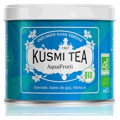Kusmi Tea Sypaný bylinný čaj AquaFrutti Bio kovová dóza 100 g