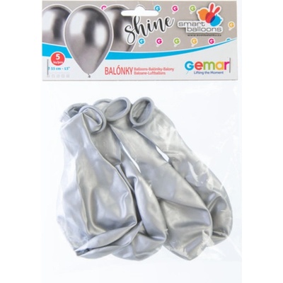 Smart Balloons Shine Balónek Stříbrná 33 cm
