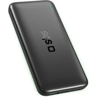 SBS Infinity Преносима батерия Powerbank 10000mAh 10W LiFePo₄ USB-A USB-C - черен (TTBB10000PO4K)