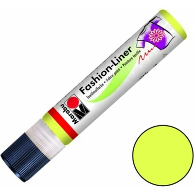 Marabu textilní liner 25 ml citrónový