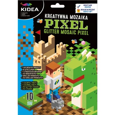 Kreatívna mozaika Pixel Omaľovánka Nálepky Pre Fanúšika Minecraft Kidea