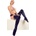 LateX Latex Stockings Black L/XL