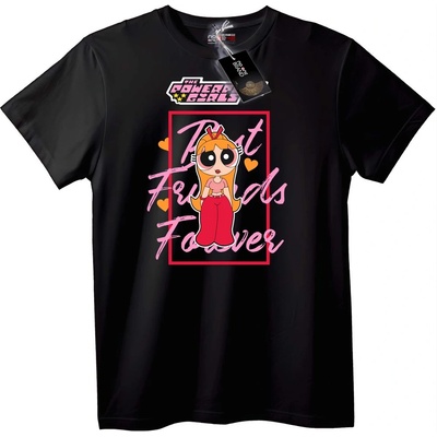 NOONEBRAND Тениска Powerpuff Girls Приятели Завинаги - M, White