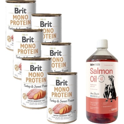 Brit Mono Protein Turkey & Sweet Potato 6 x 400 g
