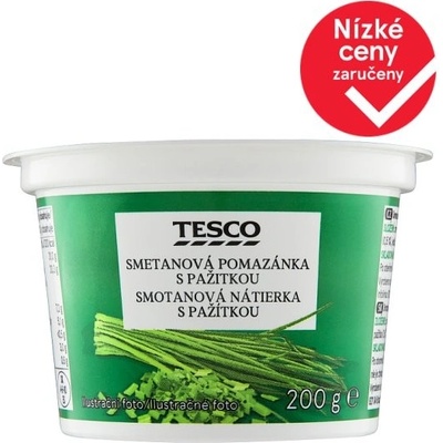 Tesco Smetanová Pomazánka s pažitkou 200 g