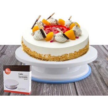 APT AG649D Otočný dortový stojan 28 cm bílý