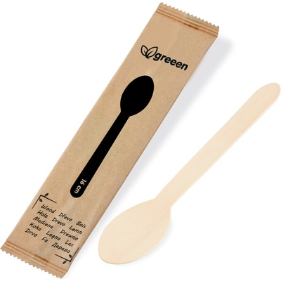 Wimex Lyžica drevená 16cm jednotlivo