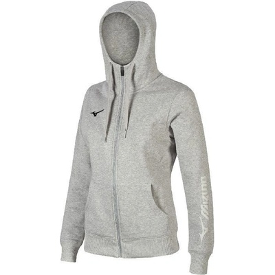 Mizuno Sweat FZ Hoodie W Heather Grey