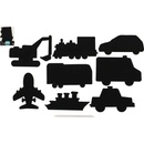 Škrabací obrázok výrez dúhový zvieratá 8 kusov