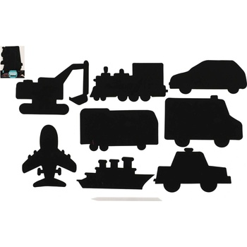 Škrabací obrázok výrez dúhový zvieratá 8 kusov