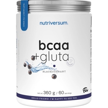 Nutriversum BCAA + Gluta Powder | Flow [360 грама] Касис