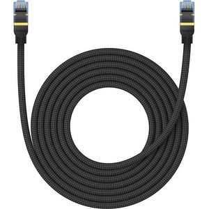 Baseus Мрежов кабел Baseus RJ45, Cat. 7, 10Gbps, 5 м B0013320B111-05 - черен (B0013320B111-05_VZ)