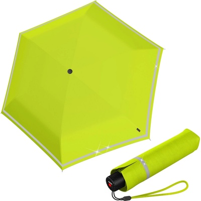Knirps Rookie lime reflective deštník skládací lehký