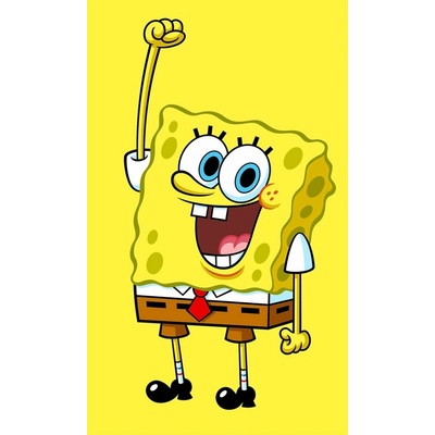 Dětský ručník Sponge Bob Žlutý jako Houba 30x50
